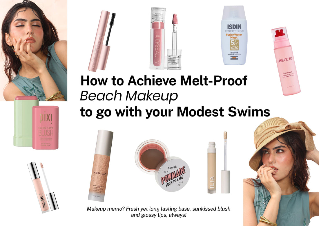 Beach to Brunch: How to Achieve Melt-Proof Makeup to go with your Modest Swims